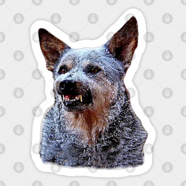 Planes Trains Automobiles Frozen Dog Sticker by funhousejen